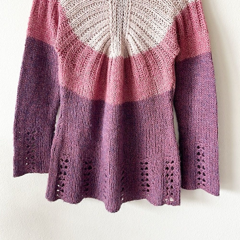 Anthropologie Sleeping on Snow Alpaca Blend Mock Neck Knit Sweater - Picture 3 of 9